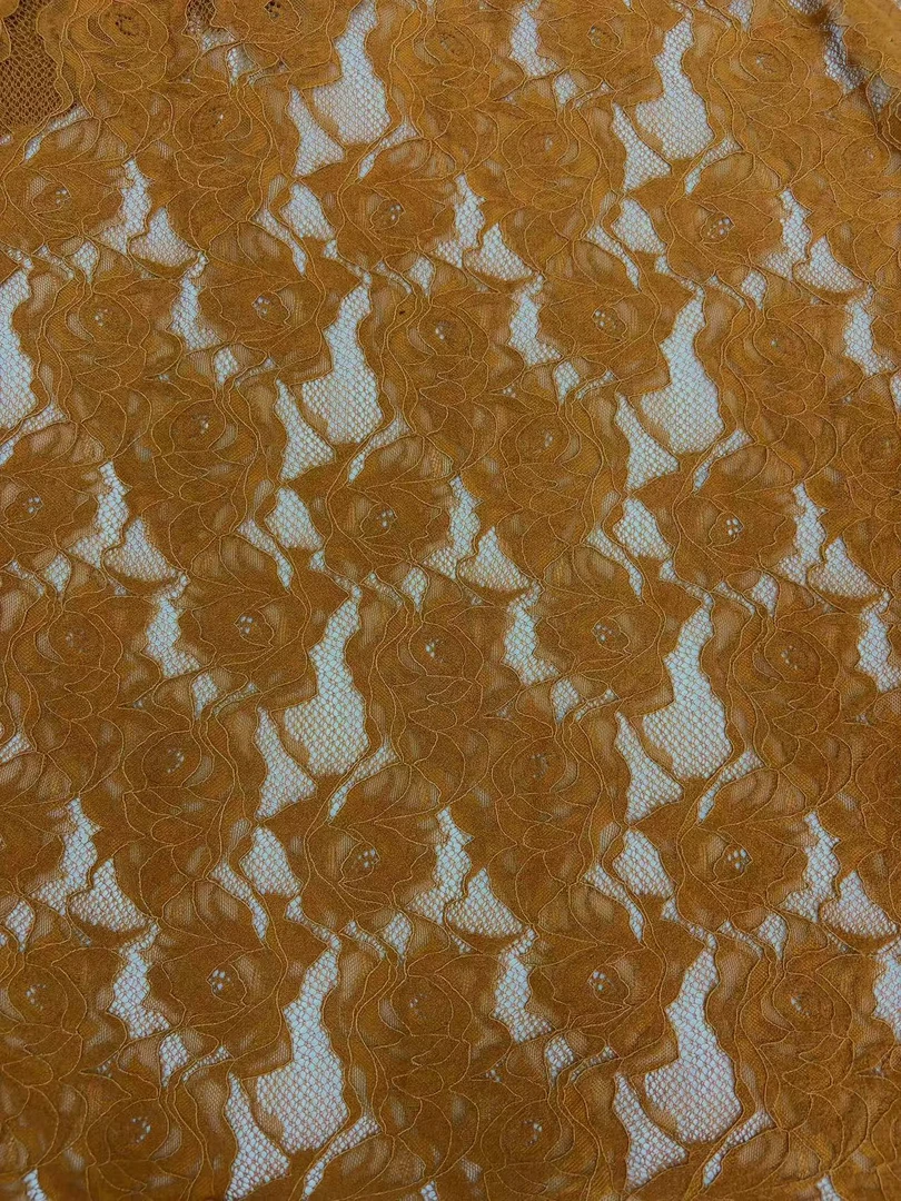 秋冬新款高档蕾丝面料可做婚纱礼服连衣裙布料1151