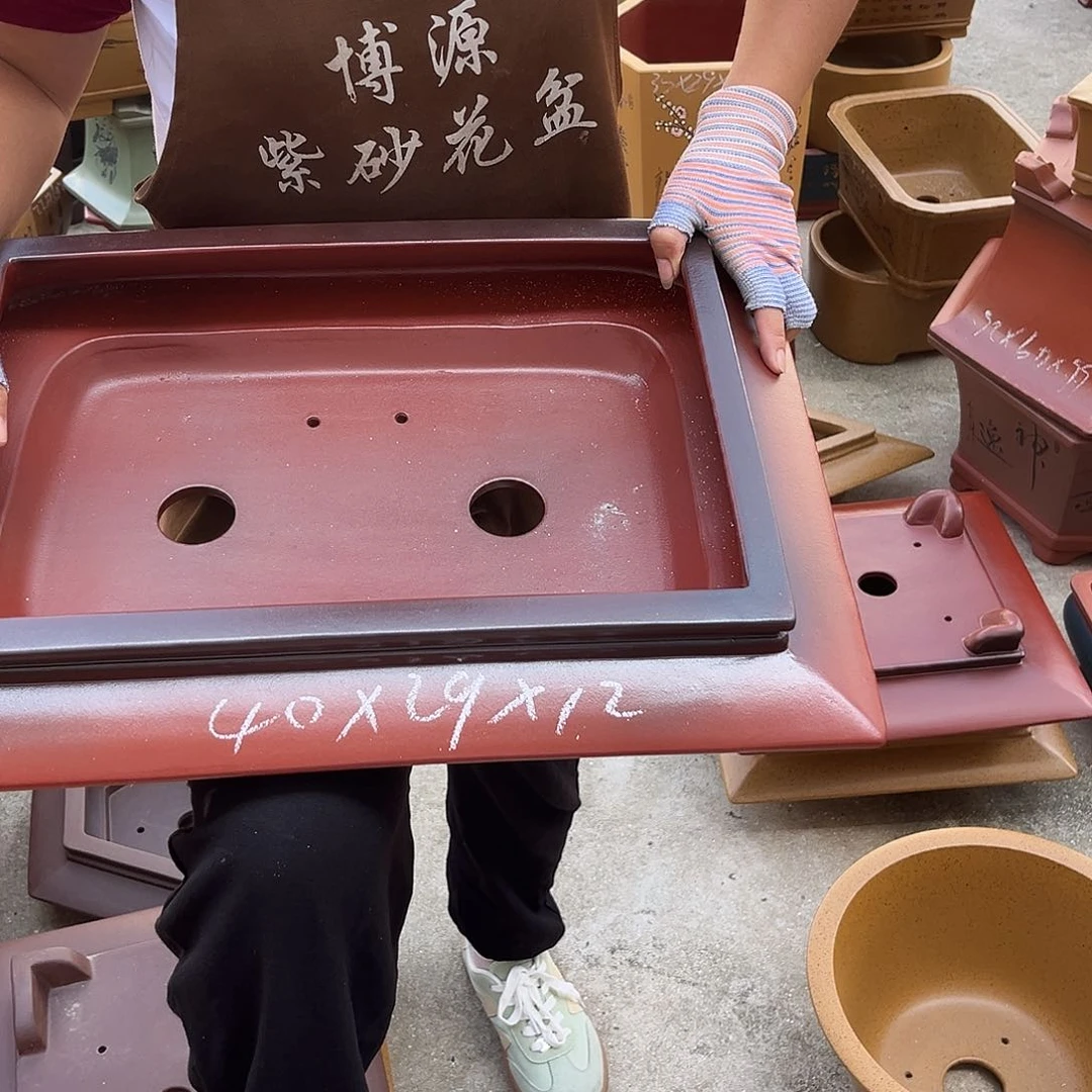 紫砂花盆盆景艺术