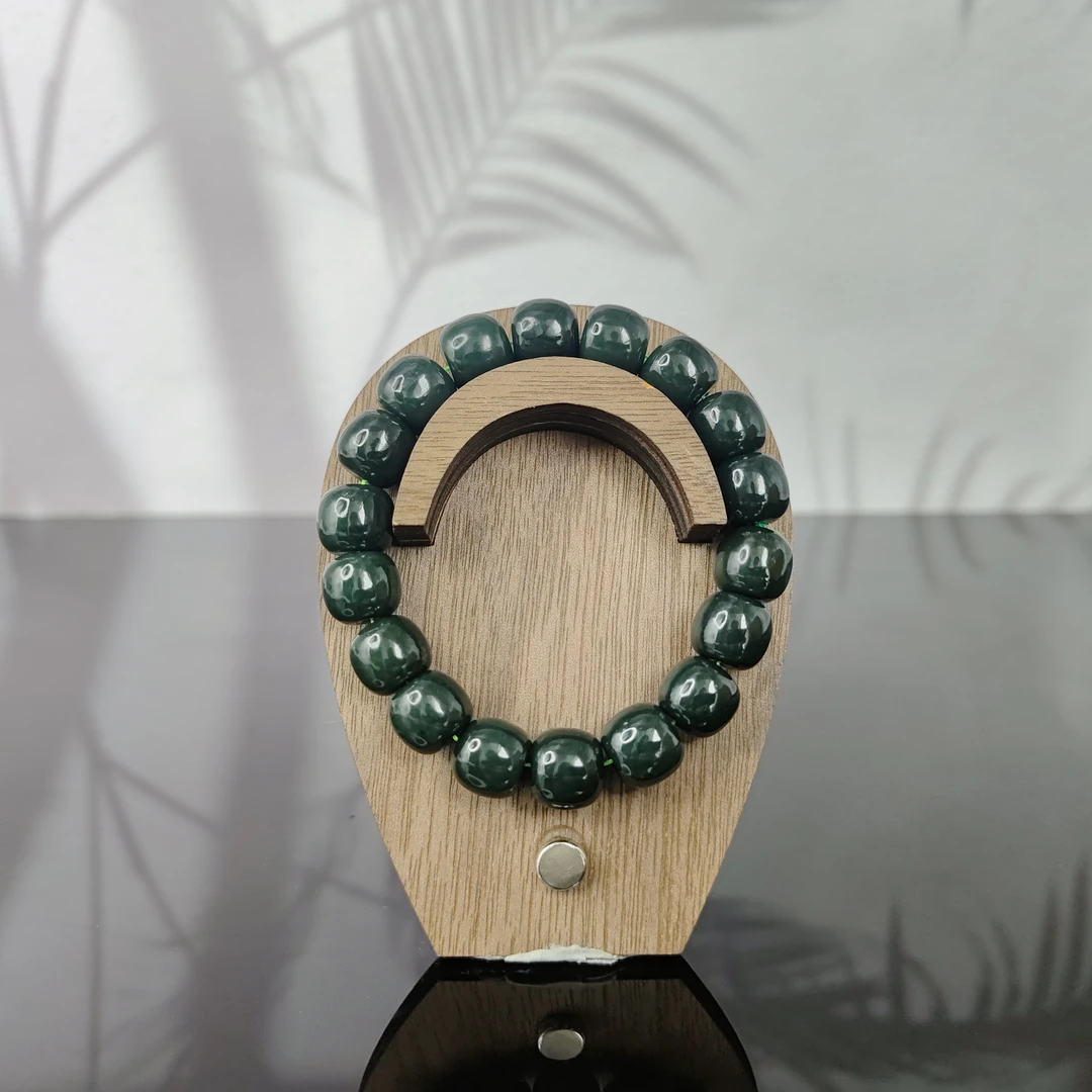 和田玉桶珠手串（卡12）8888