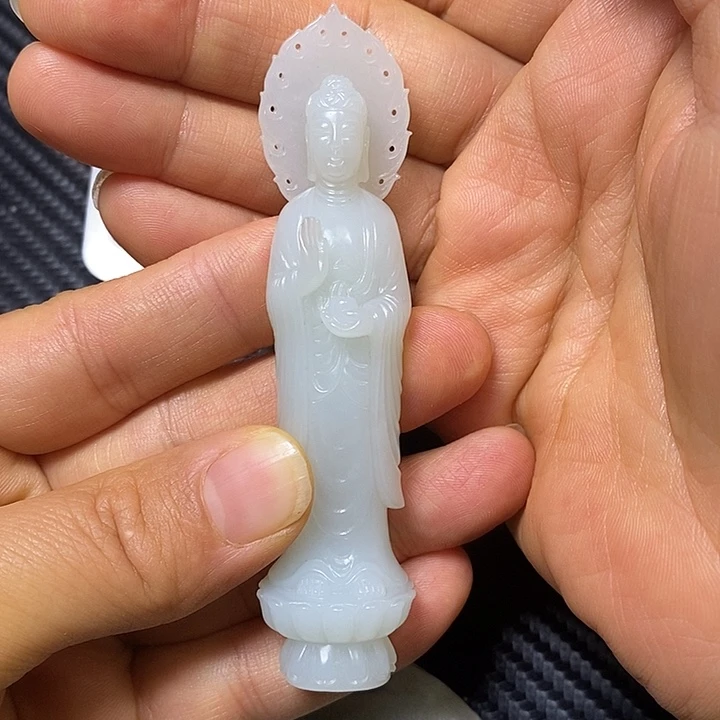 颈饰未镶嵌和田玉C****茶