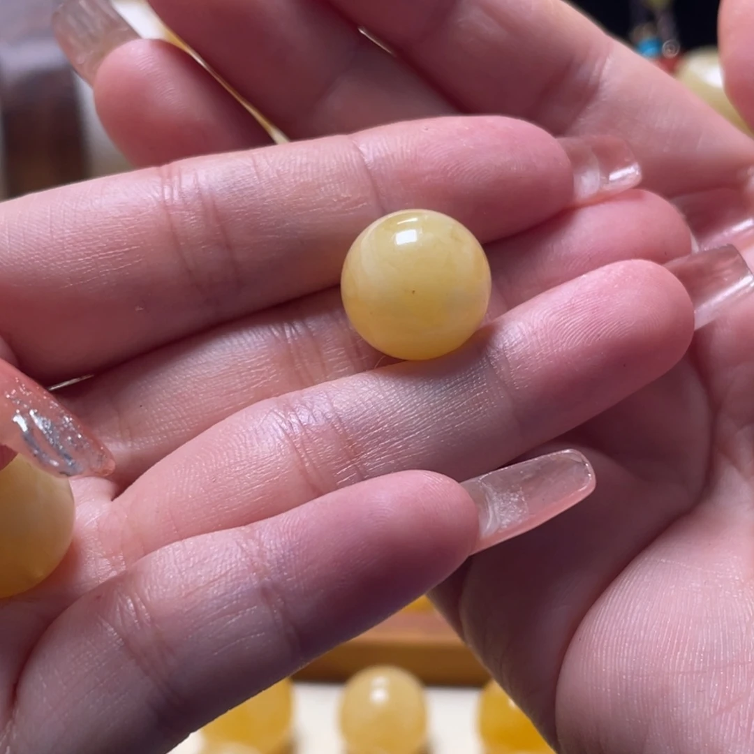 木***冉未镶嵌琥珀珠宝奇石微瑕不退不换