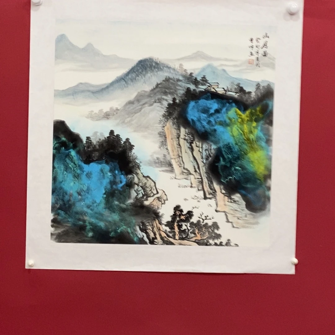 国画曾坤四尺斗方精品佳作