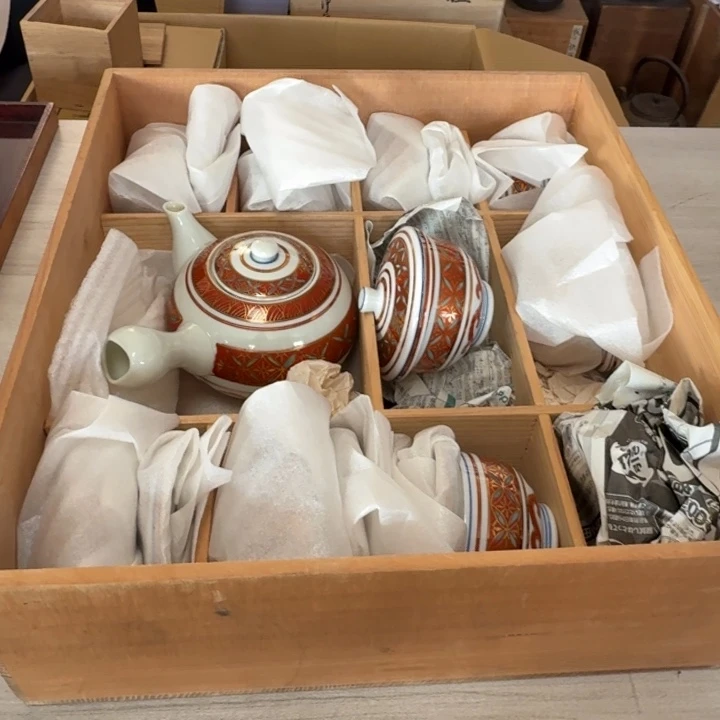 瓷片茶道具工艺品