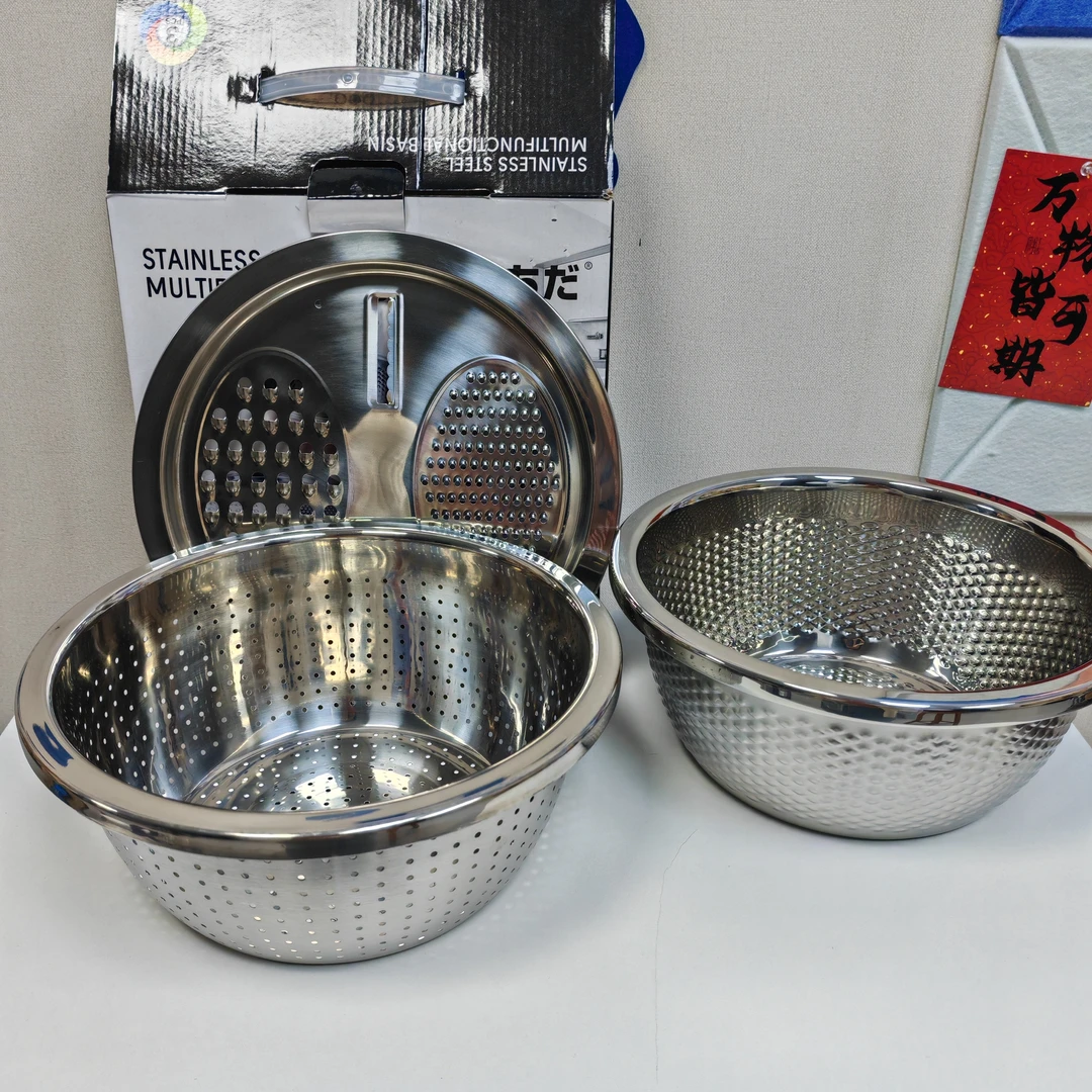 家用多功能不锈钢洗菜盆