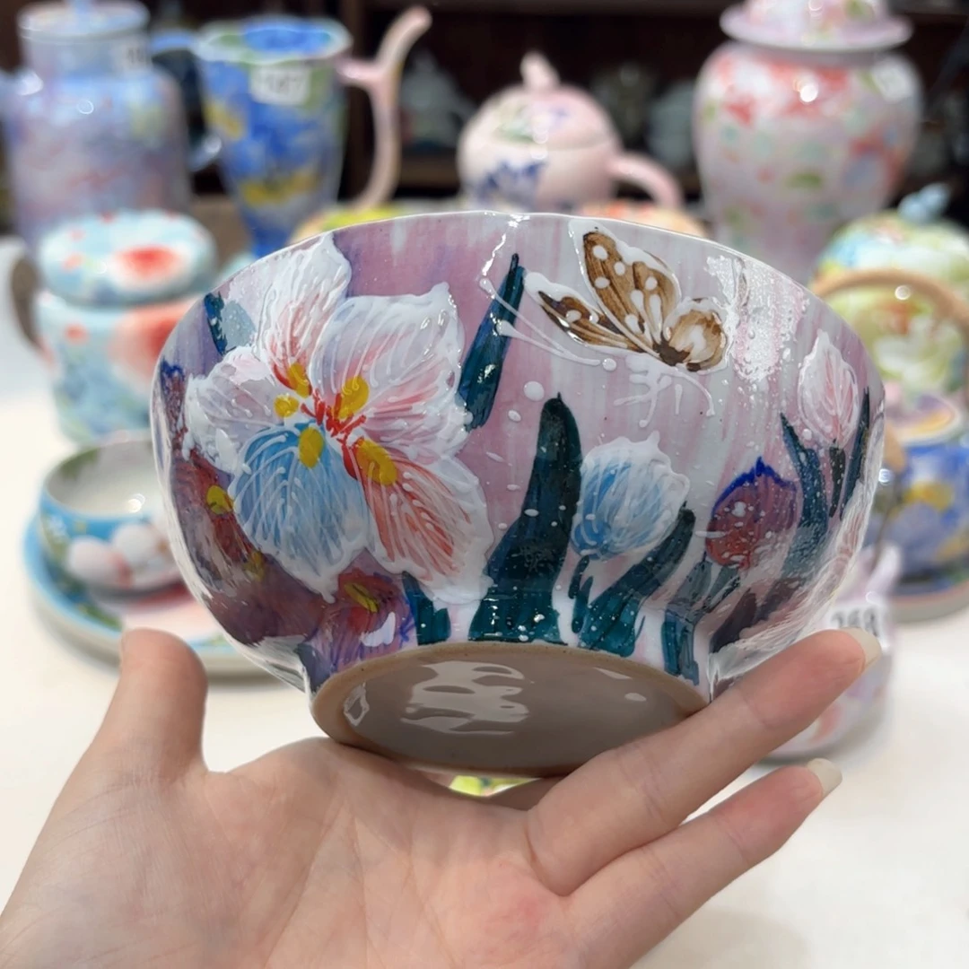 景德镇手绘高温釉下彩陶瓷茶具