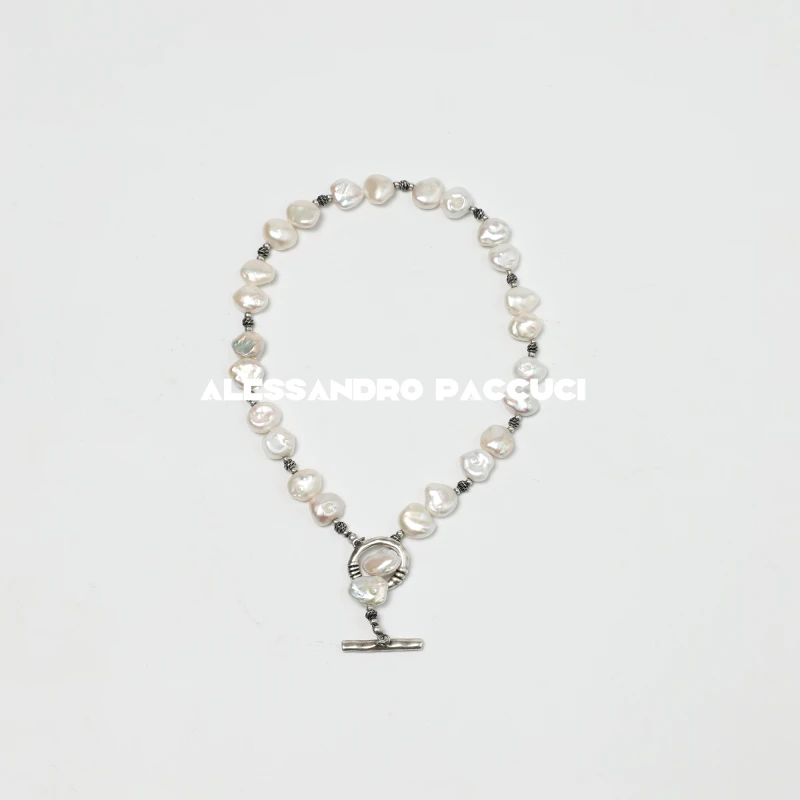 铜项链 AP洛哥51021EX【贝影之梦】巴洛克异形珠子时尚百搭项链