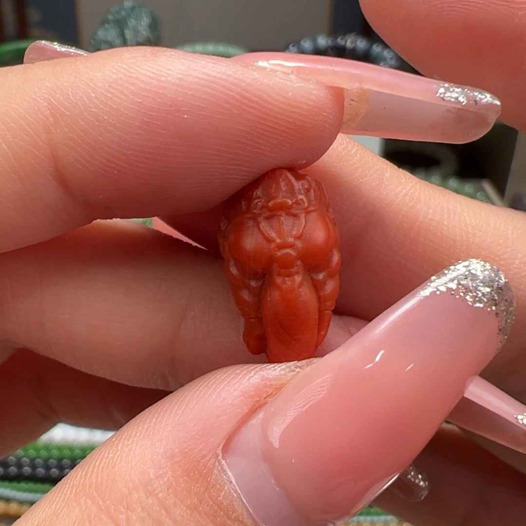 南红玛瑙配饰未镶嵌象神