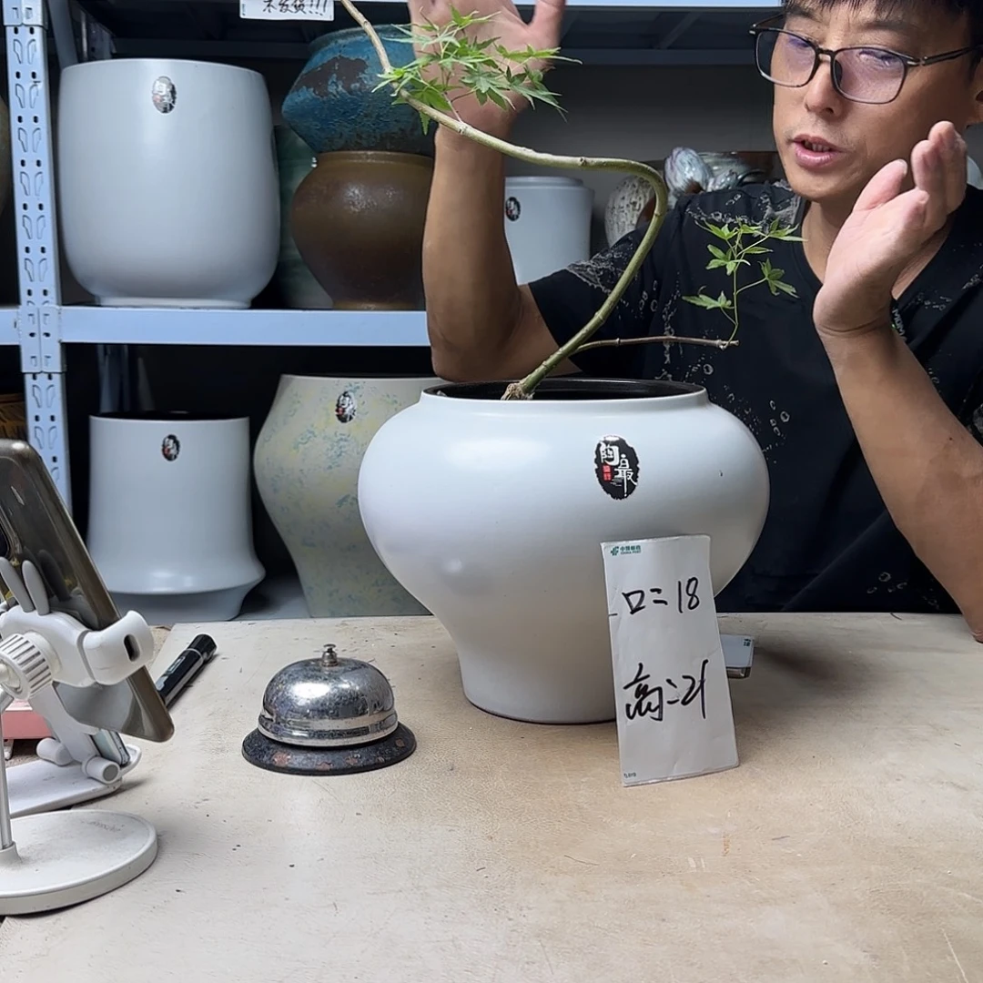 紫砂花盆尺寸18@21