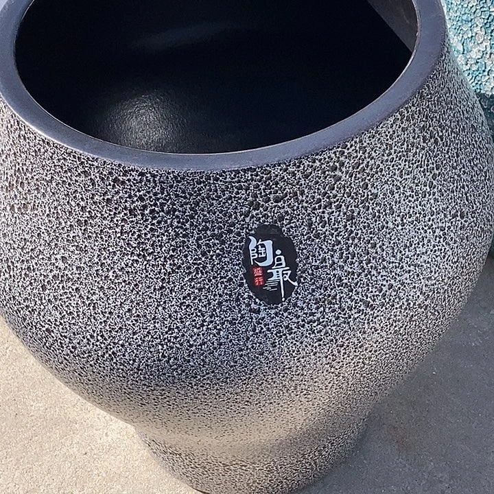 紫砂花盆口28高度39瑕疵