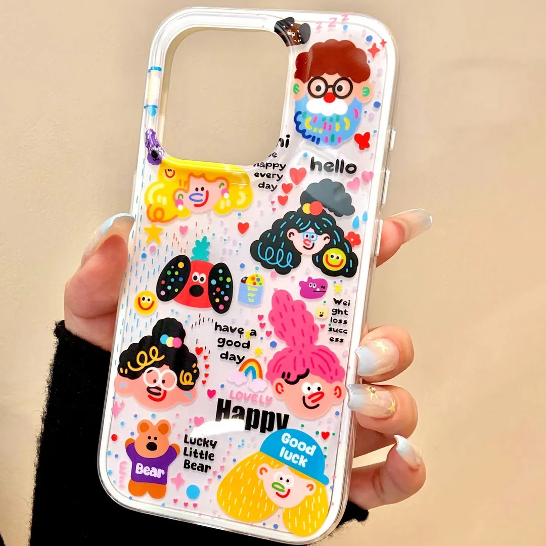 壳望潮流女孩适用苹果华为vivo小米oppo女iphone15/16/14手机