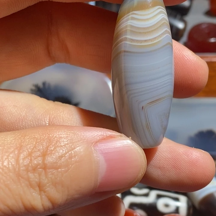 玛瑙/玉髓未镶嵌项链