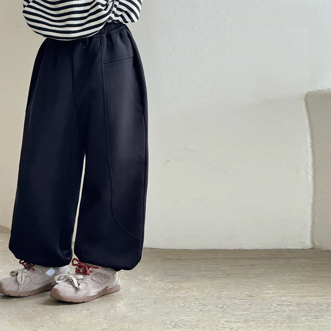 现货「麦麦秋」【炸裂】丰庆女中大童秋季休闲束脚卫裤运动裤CP53