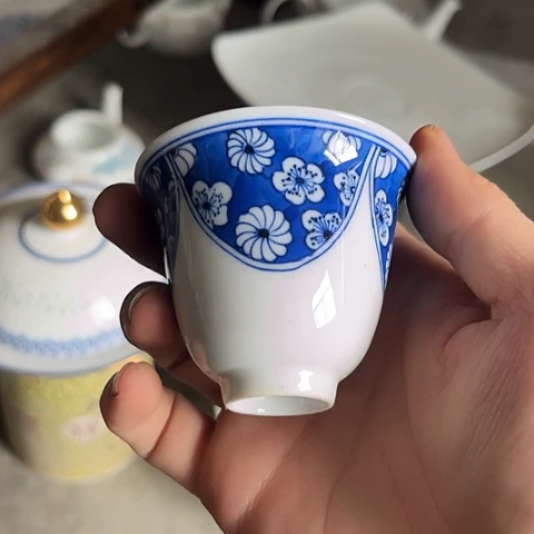 陶瓷手绘杯一个陶瓷