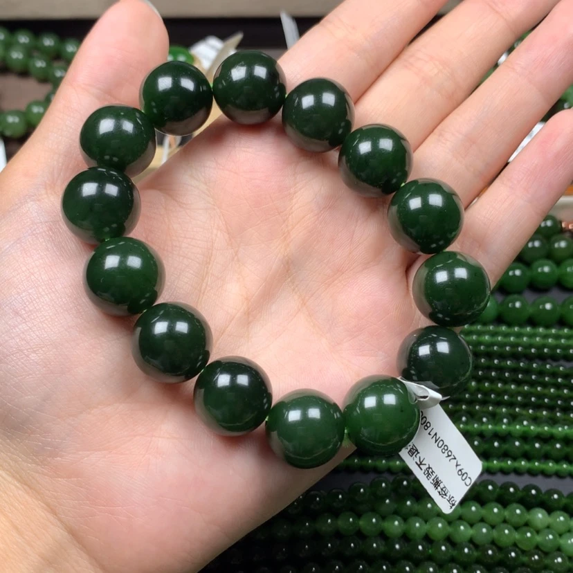 【闪购商品】手串未镶嵌和田玉（碧玉）你*15+