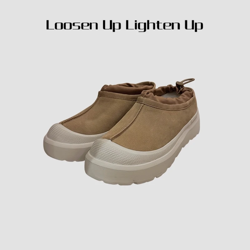 【U叽叽懒人鞋】冬季新款塔斯曼男女同款休闲舒适圆头塔斯曼雪地靴