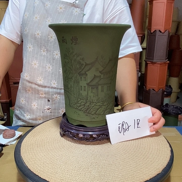 紫砂花盆紫砂花盆