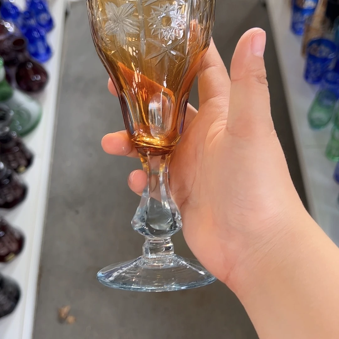 手柄款水晶玻璃如图一个