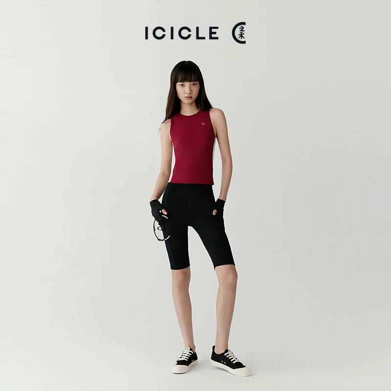 ICICLE之禾女装毛弹双面布裤子0301