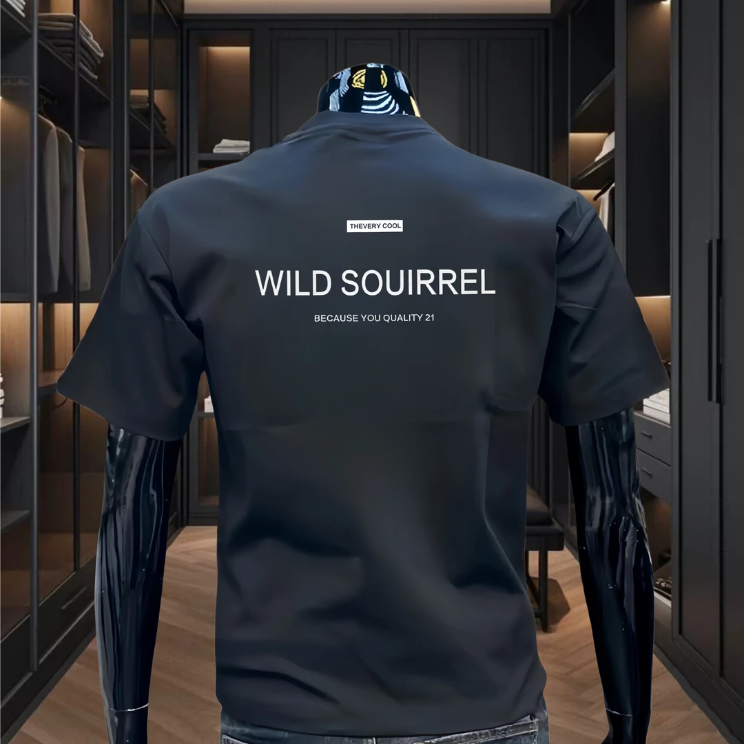 美式潮牌短袖圆领宽松大码男夏季纯棉休闲半袖潮流百搭透气打底衫