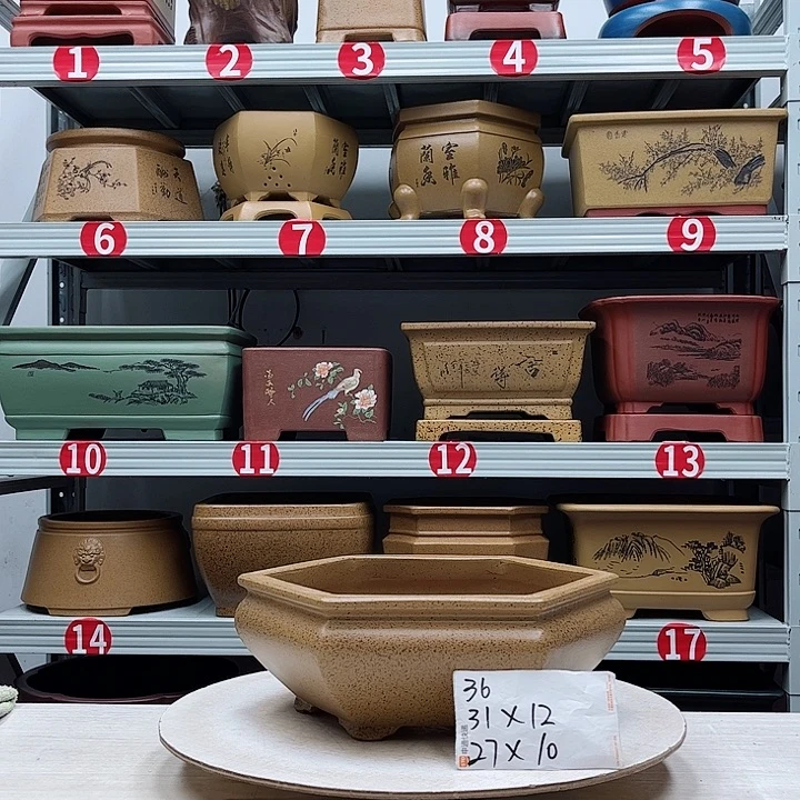 紫砂花盆紫砂花盆