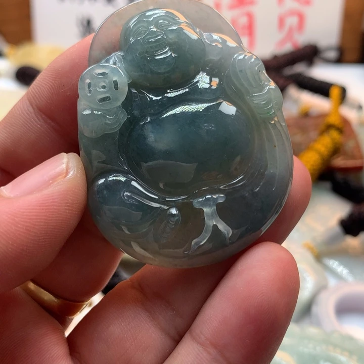 翡翠未镶嵌颈饰保真天然a货翡翠