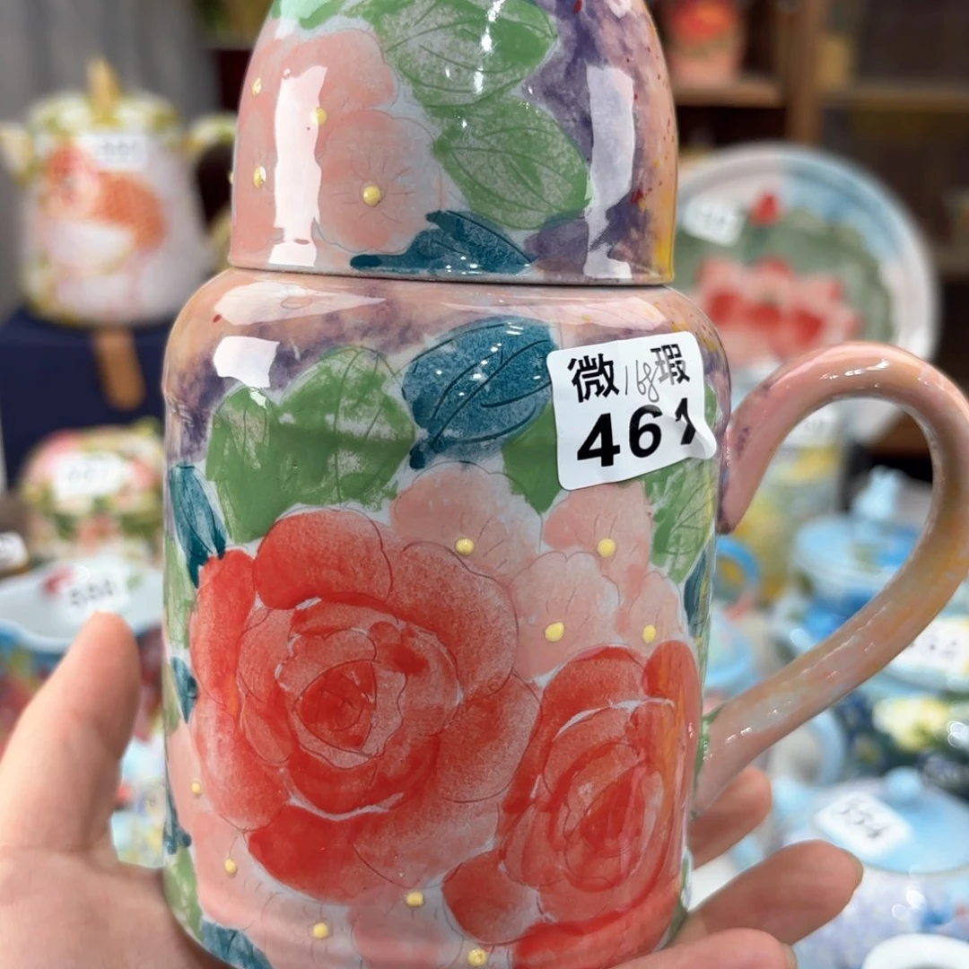 景德镇手绘高温釉下彩陶瓷茶具