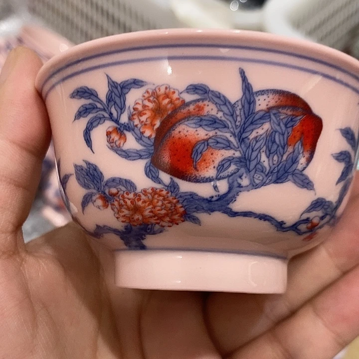 摆件景德镇陶瓷主人杯13445