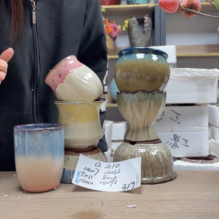 粗陶多肉花盆微瑕210