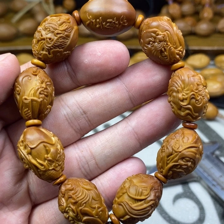 橄榄核手串/手链橄榄核雕工艺手串