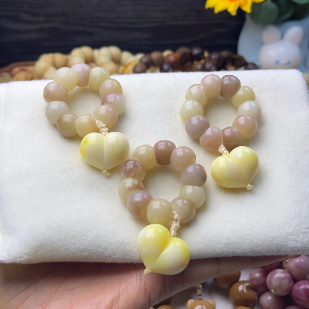 菩提根/象牙果手串蒜瓣手捻通货一串13mm