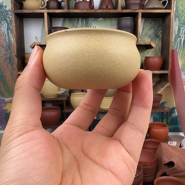 茶杯紫砂拙器甄选，纯原本矿。