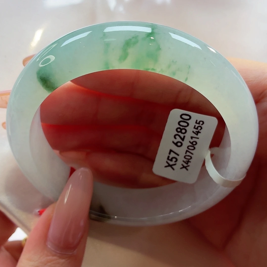 翡翠未镶嵌手镯22（22号）