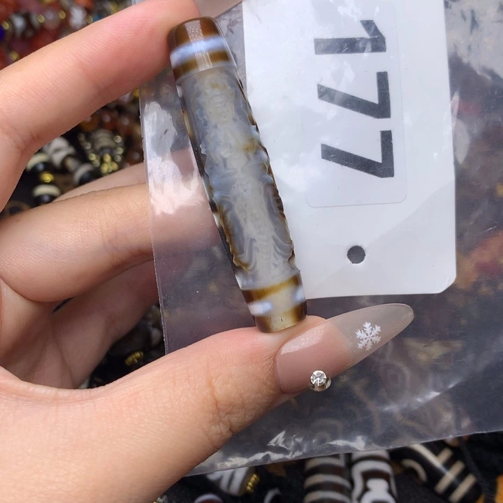 玛瑙/玉髓未镶嵌发一条