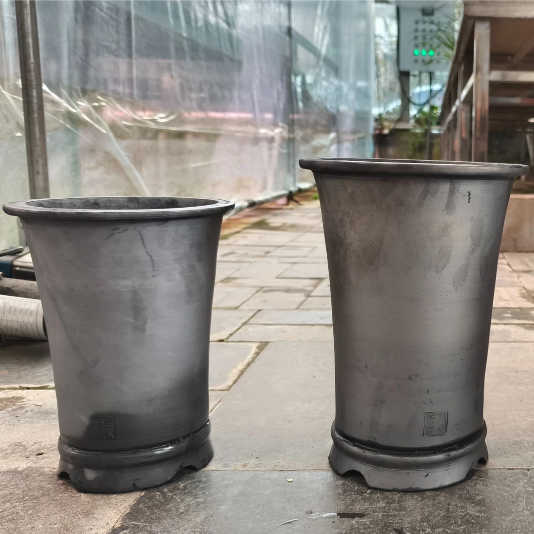 兰心花社养兰高质量纯手工泥盆