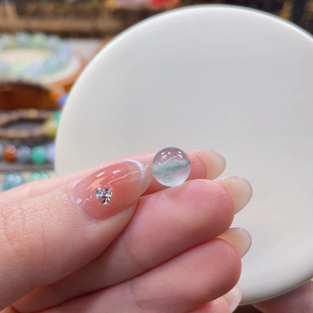 未镶嵌手链翡翠卡8.8冰玻飘花