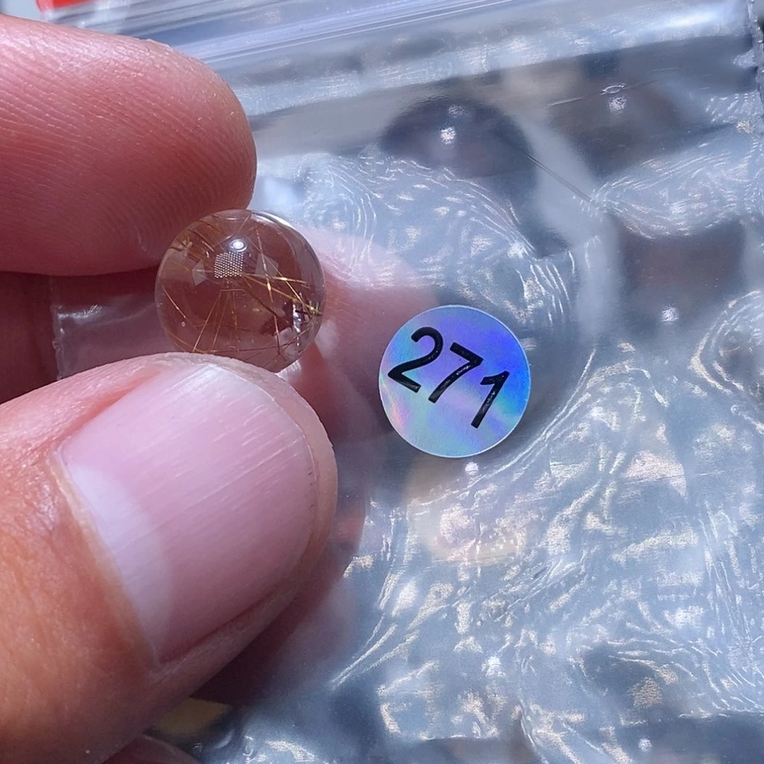 卿***我手链未镶嵌发晶天然水晶