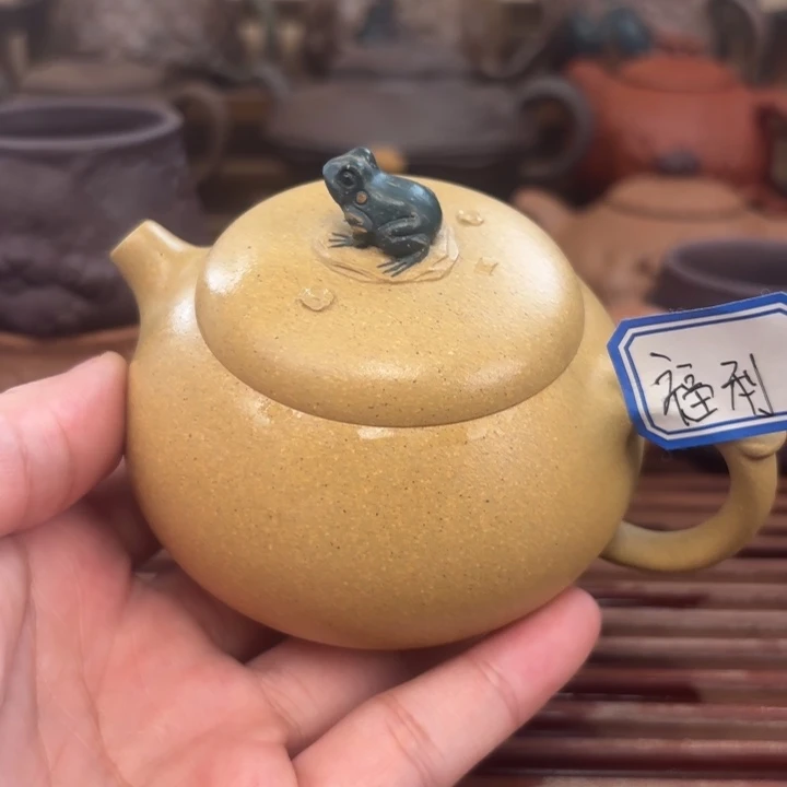 茶壶紫砂小青蛙本山段150c