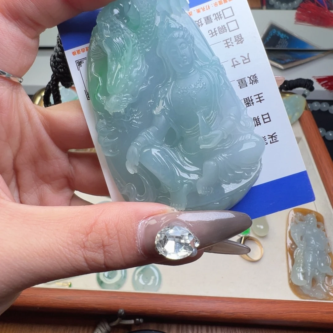 ᝰ***º翡翠未镶嵌颈饰缅甸翡翠