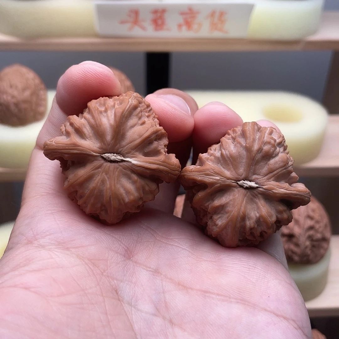 吊坠文玩核桃38全品白狮子