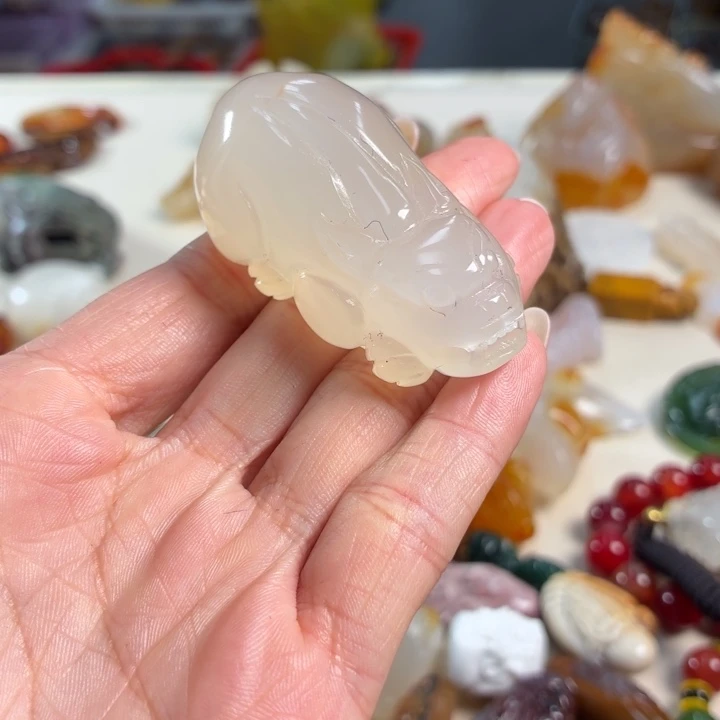 玛瑙/玉髓未镶嵌吊坠(不含链)
