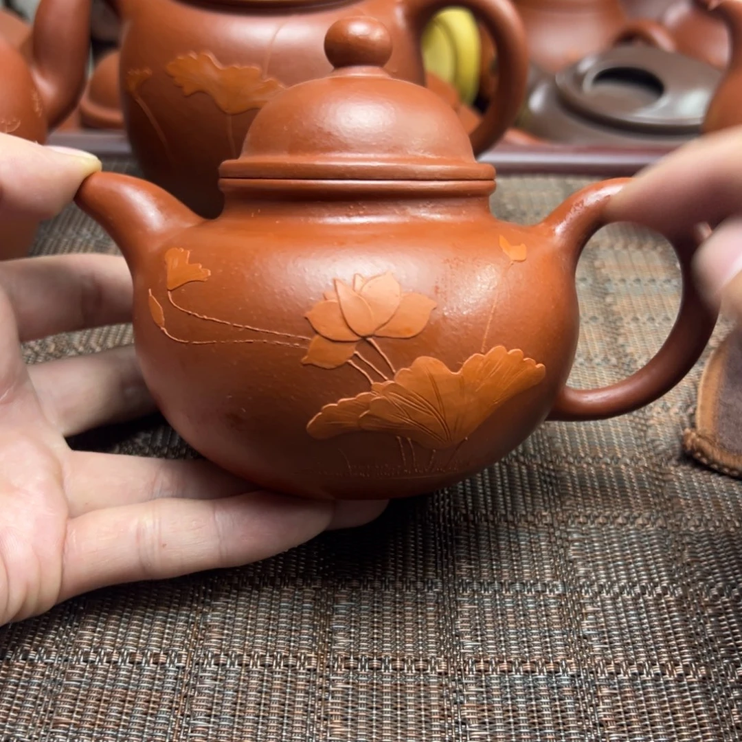 茶壶紫砂宜兴原矿紫砂壶350毫升容量