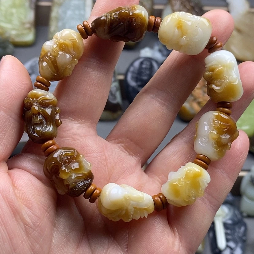 【闪购商品】未镶嵌和田玉把件聆**音