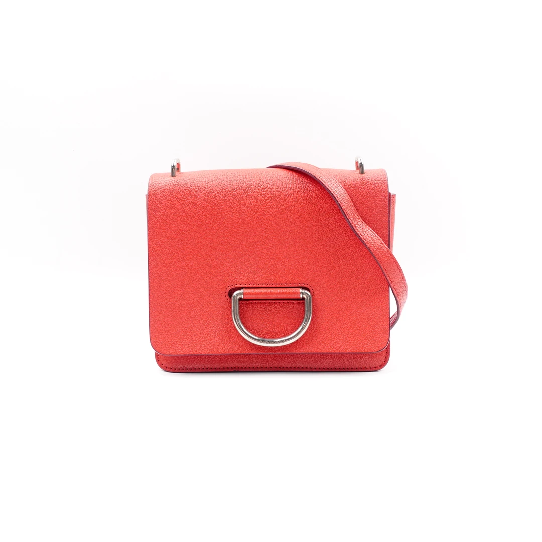 95新 BURBERRY/博柏利 红色单肩包/T10155890