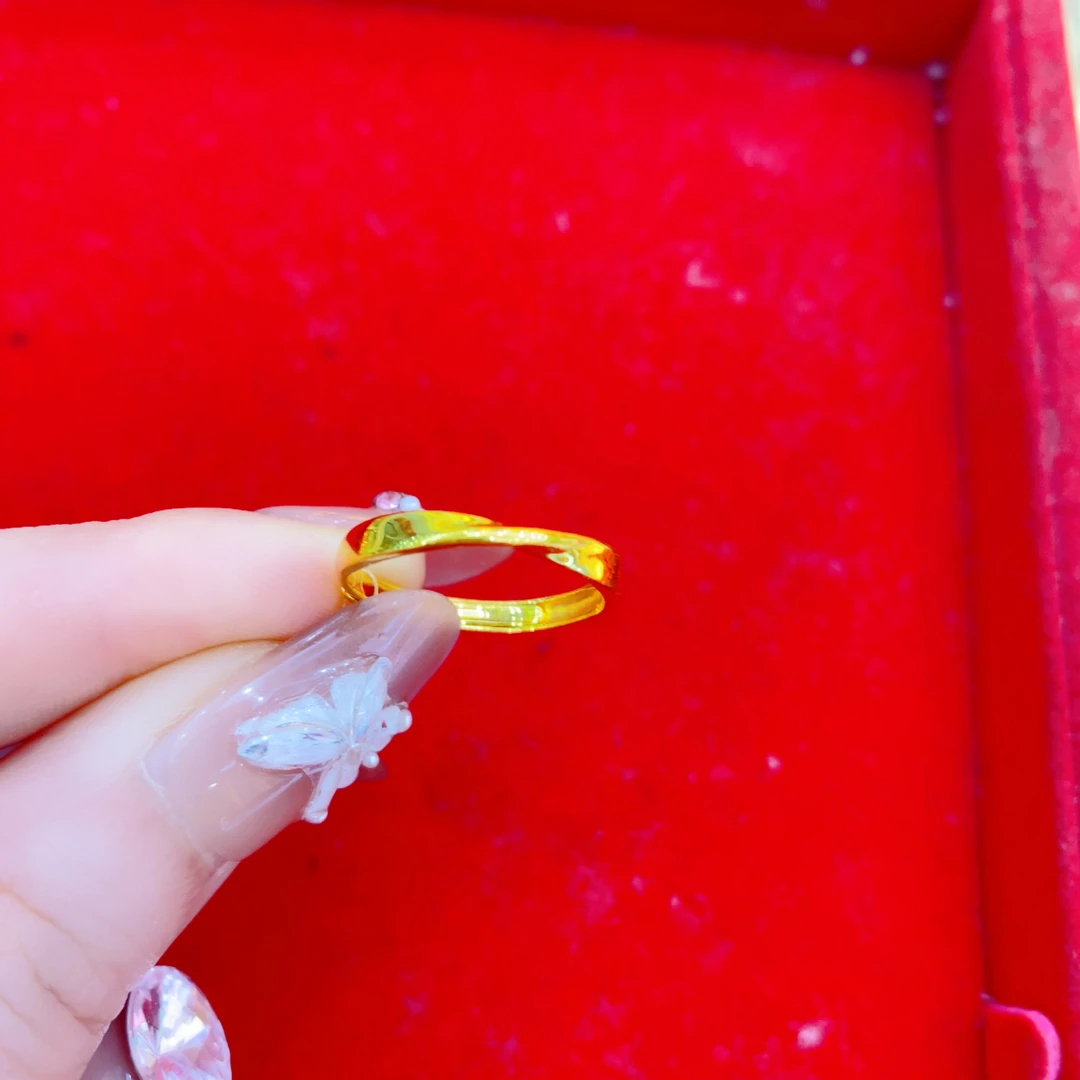 足金999 扭结戒指2.87克