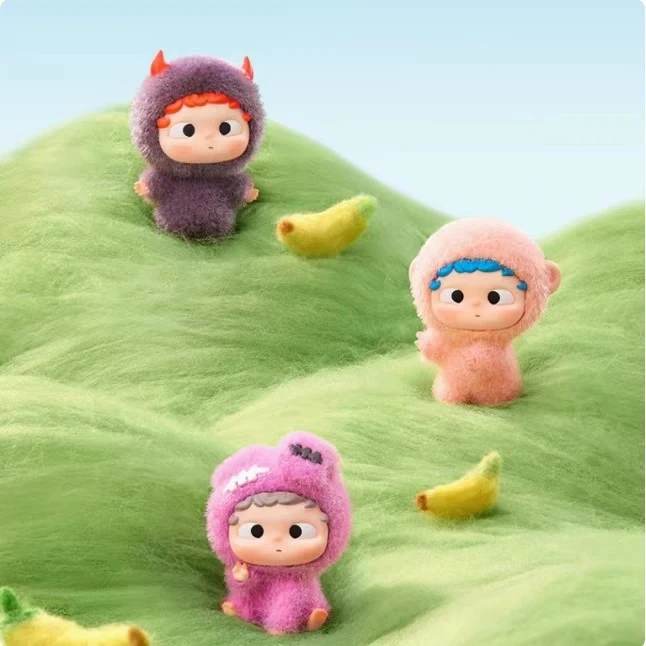 七七【拆盒】黑玩哦崽茸茸收容所萌粒 系列潮玩盲盒代拆