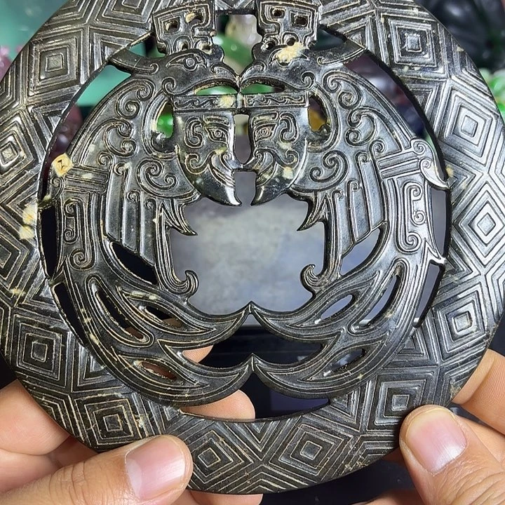 把件白玉菩提一个