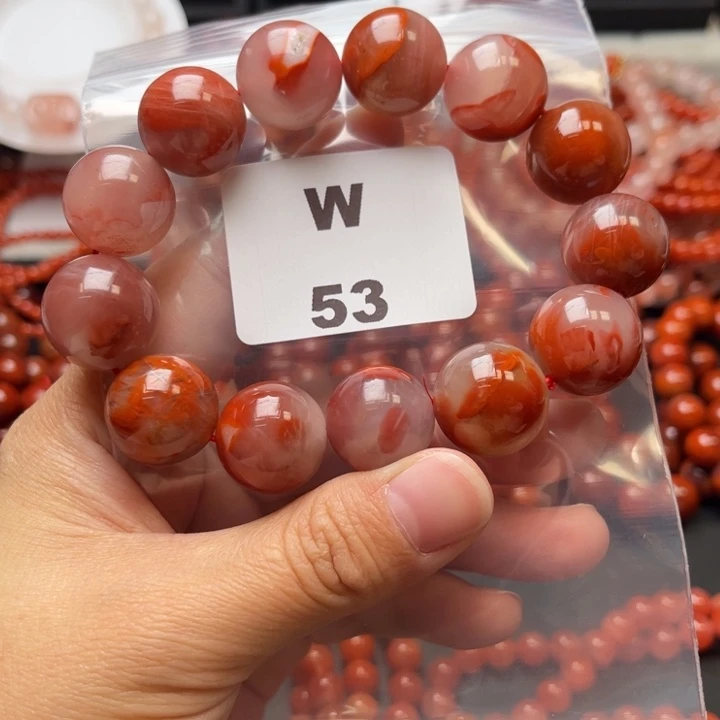 南红玛瑙未镶嵌多样性发货默认微瑕称重18mm