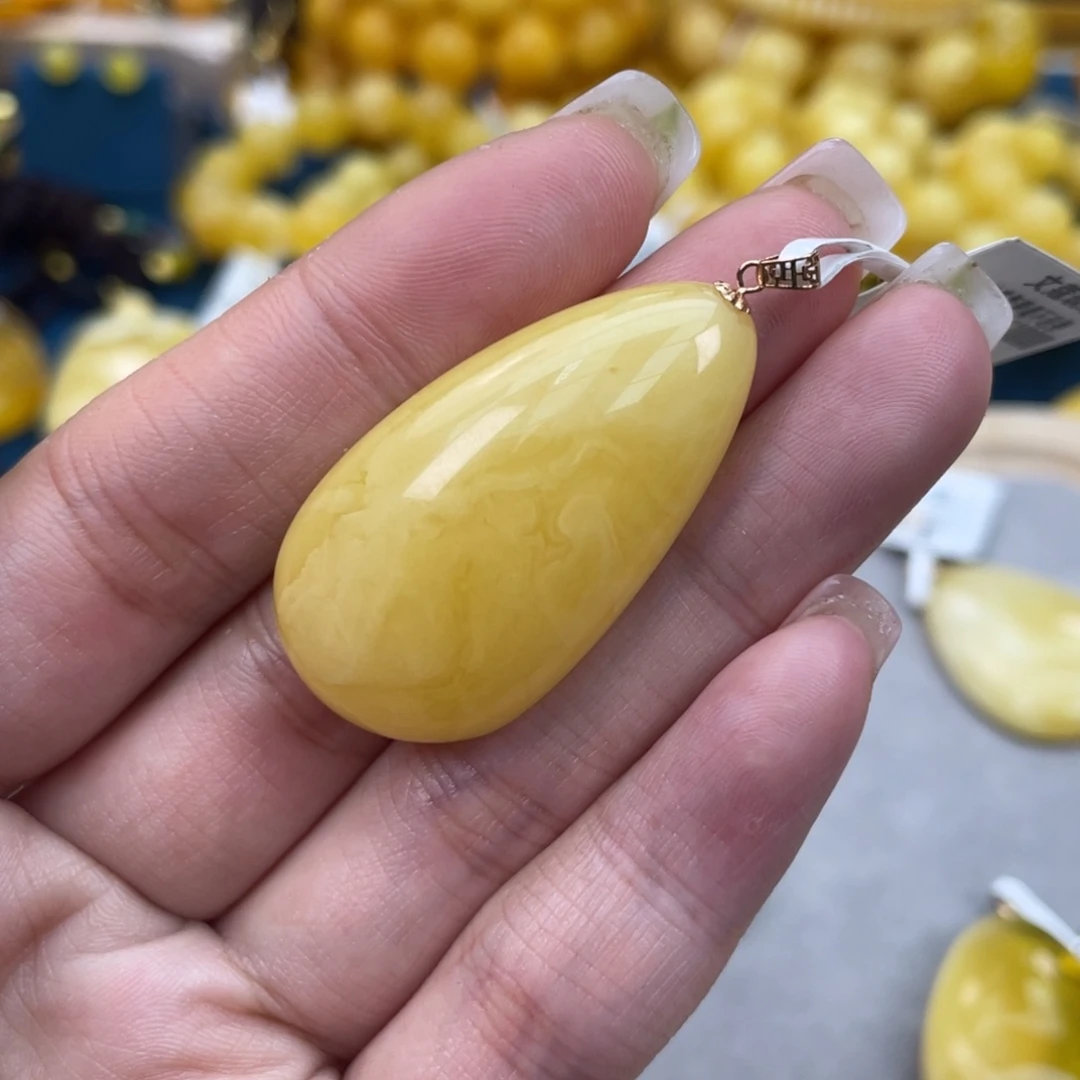 琥珀裸石未镶嵌琥珀蜜蜡