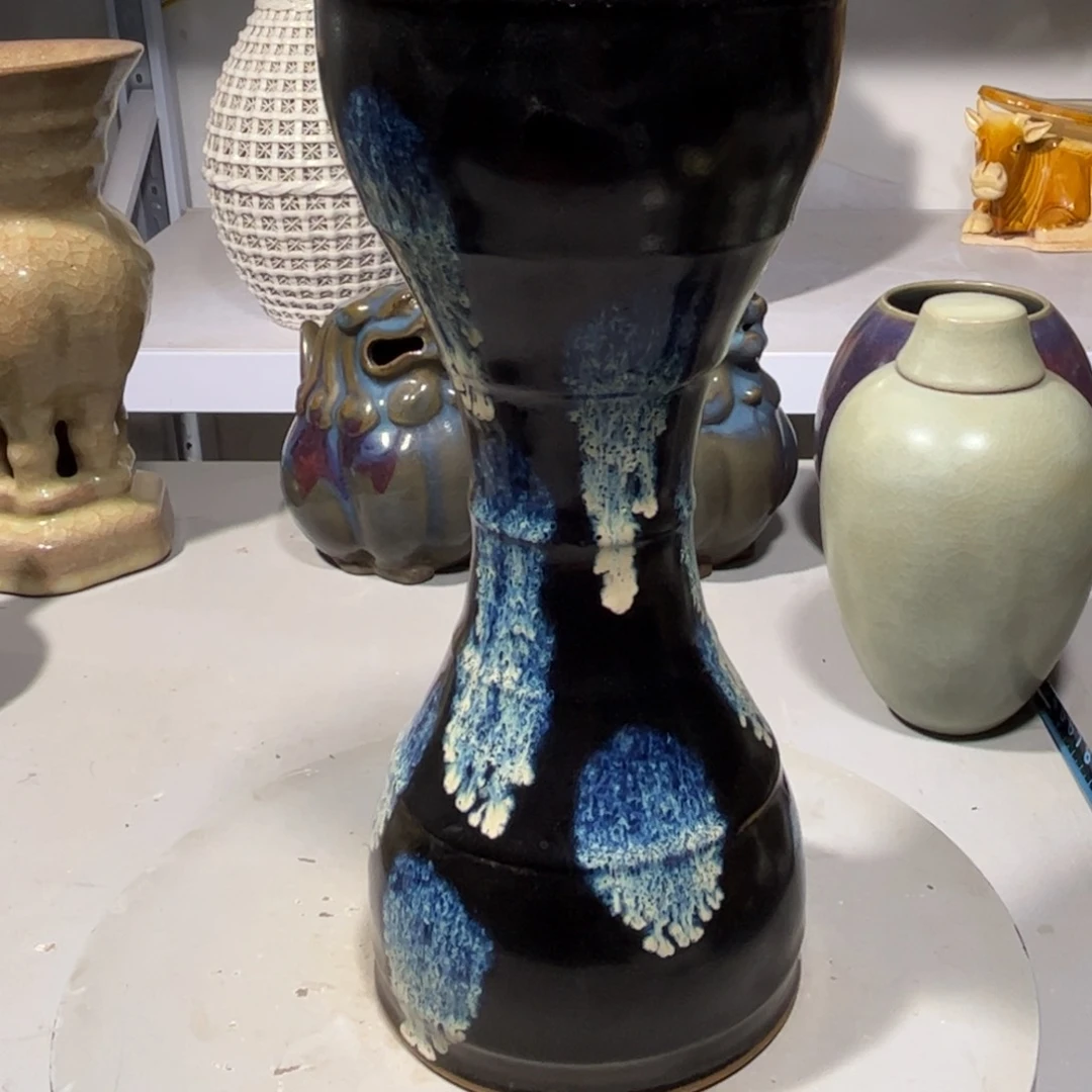 瓶鲁山花瓷品相完美