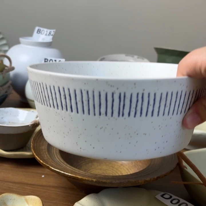 碗线条款7寸面碗汤碗1个
